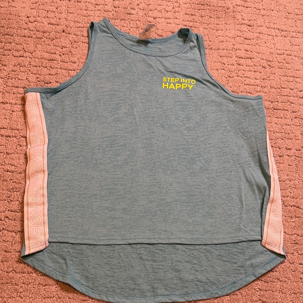 Zumba Fitness Blue Tank Top